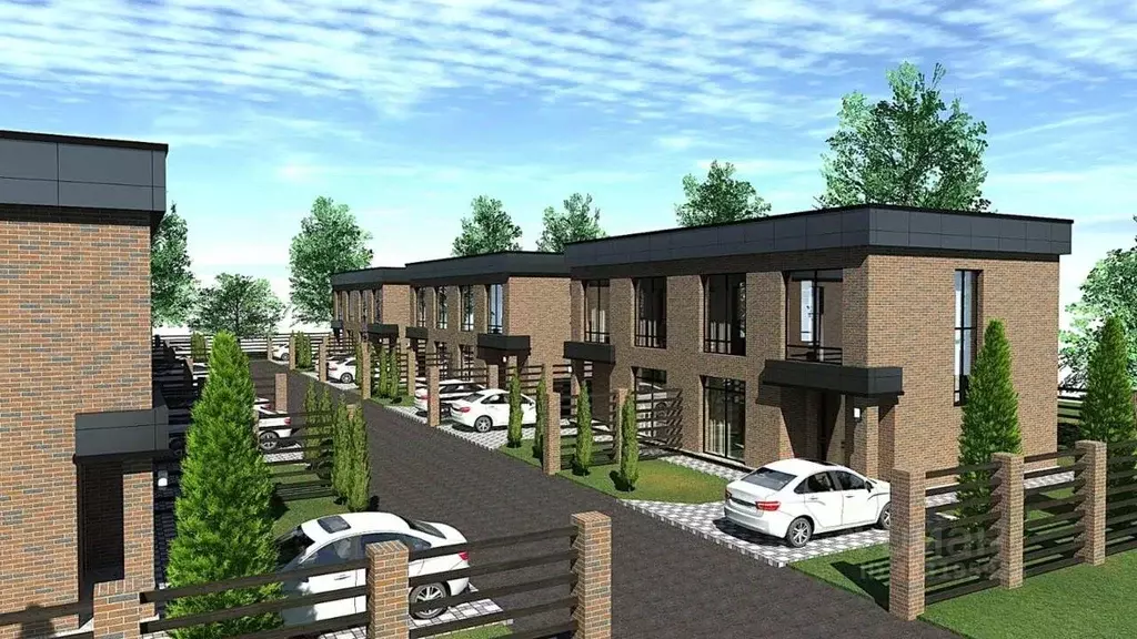 Таунхаус в Краснодарский край, Динской район, Старомышастовская ст-ца ... - Фото 1