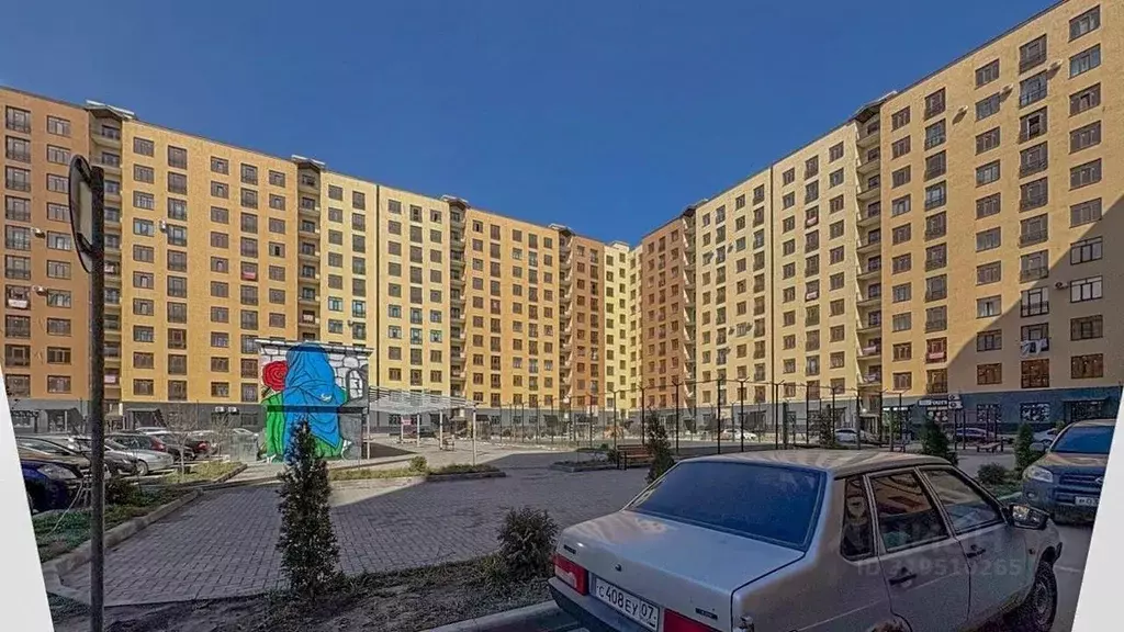 1-к кв. Кабардино-Балкария, Нальчик ул. Шарданова, 52 (46.2 м) - Фото 0