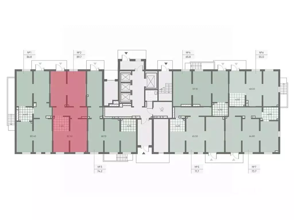 Помещение свободного назначения в Санкт-Петербург просп. Большевиков, ... - Фото 2