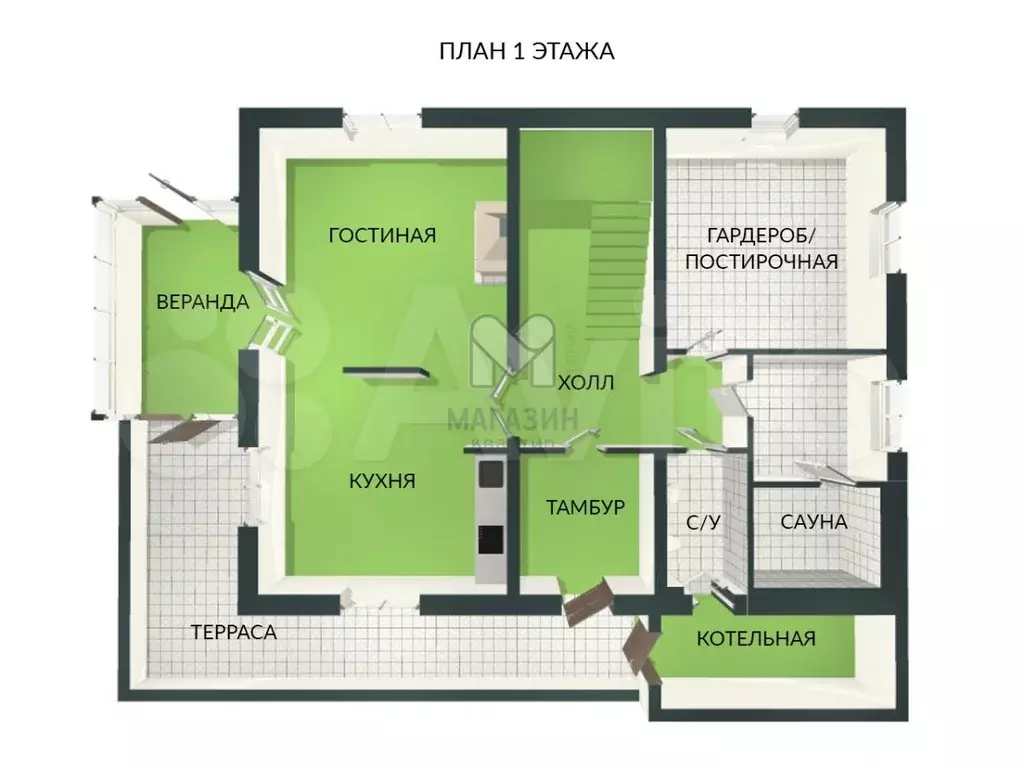 Дом 377,8 м на участке 8 сот. - Фото 0