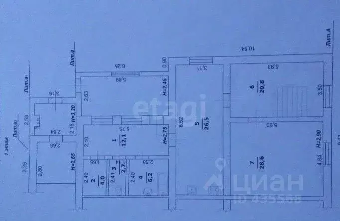 Дом в Белгородская область, Новый Оскол Набережная ул., 9 (205 м) - Фото 2