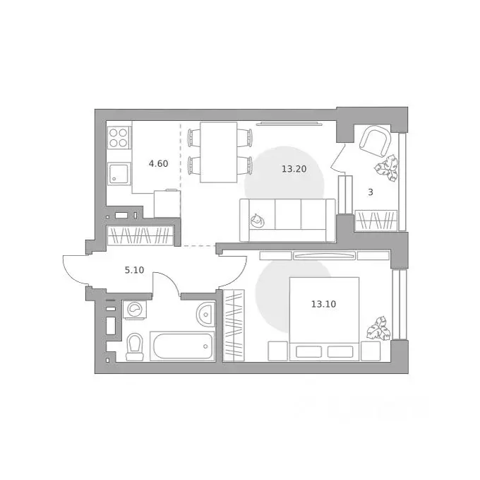 2-к кв. Башкортостан, Уфа Зеленая Роща жилрайон, Лесная Симфония жилой ... - Фото 0