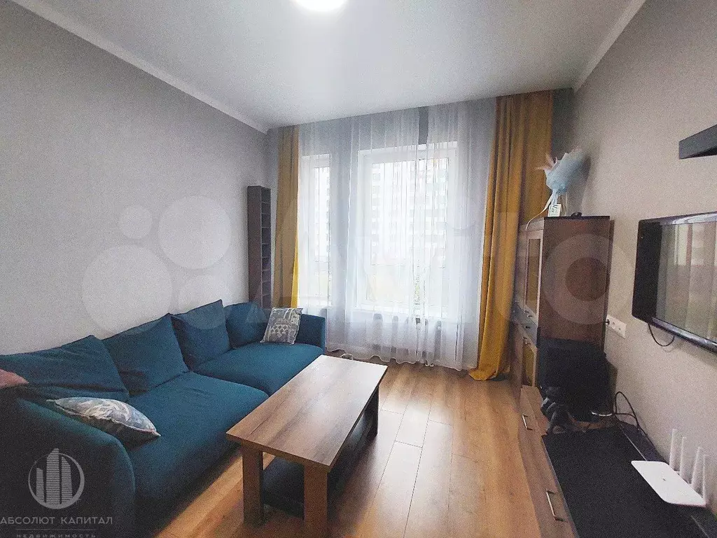 1-к. квартира, 37 м, 3/18 эт. - Фото 1