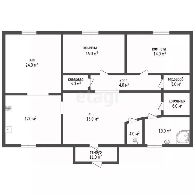 Дом в Ханты-Мансийский АО, Ханты-Мансийск Геолог СОТ, 11А (126 м) - Фото 0