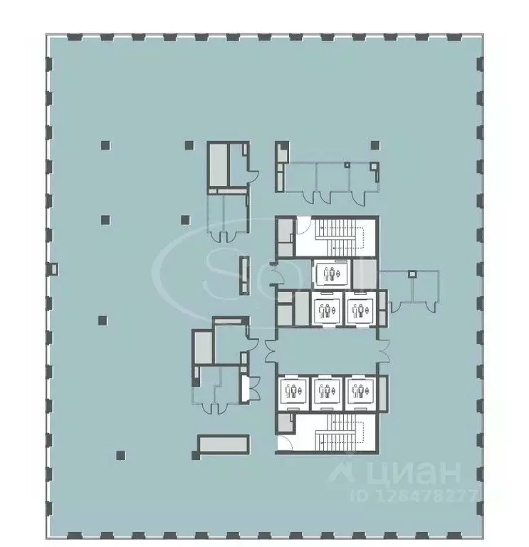 Офис в Москва Озерная ул., вл42 (1357 м) - Фото 2