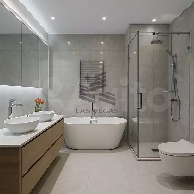 3-к. квартира, 90 м, 9/17 эт. - Фото 1