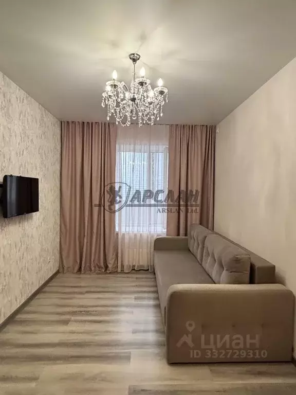 1-к кв. Татарстан, Казань ул. Николая Ершова, 66В (36.5 м) - Фото 1