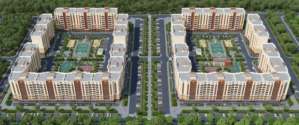 1-к кв. Крым, Евпатория Победа жилой комплекс (36.04 м) - Фото 1