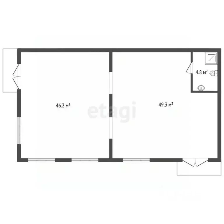 Помещение свободного назначения в Тюменская область, Тюмень ул. ... - Фото 2