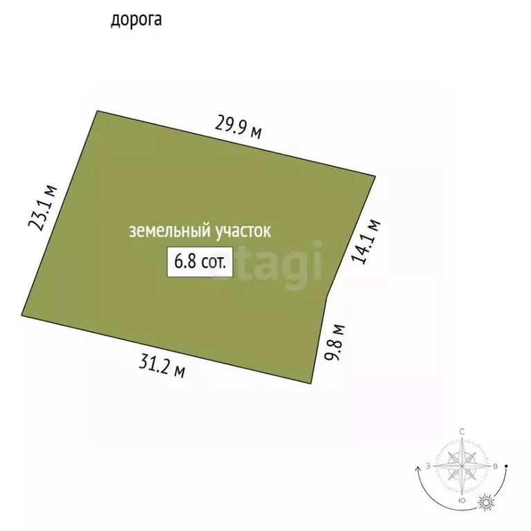 Участок в Крым, Феодосия муниципальный округ, Коктебель пгт  (6.85 ... - Фото 2