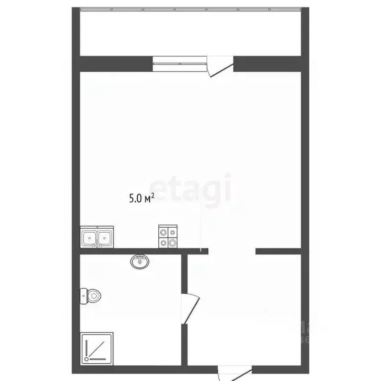 Студия Краснодарский край, Анапа Владимирская ул., 142 (22.9 м) - Фото 2