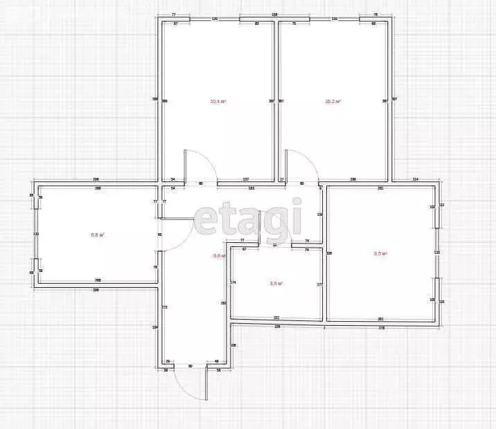 3-комнатная квартира: Галич, Горная улица, 32 (51.7 м) - Фото 0