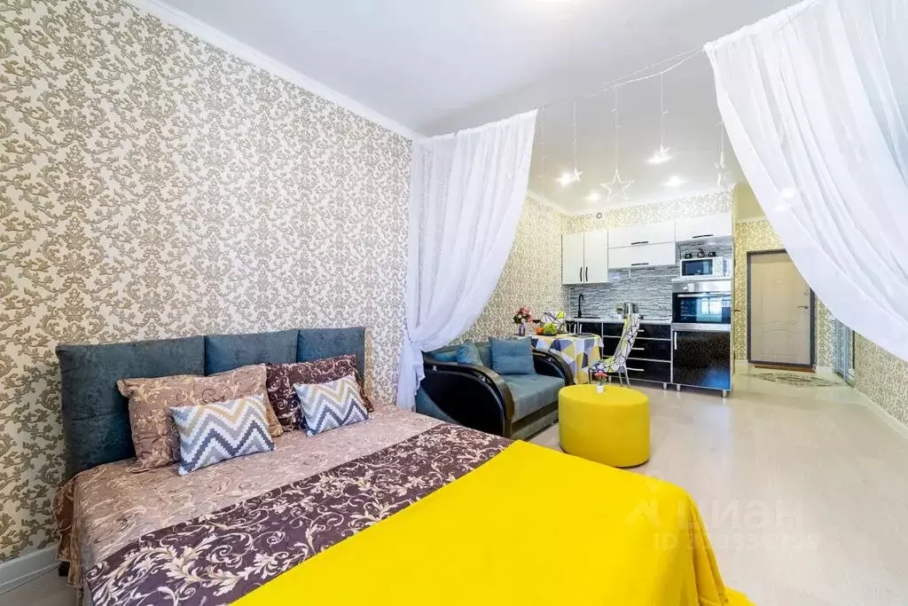 1-к кв. Татарстан, Казань ул. Аметьевская магистраль, 18к2 (35.0 м) - Фото 1