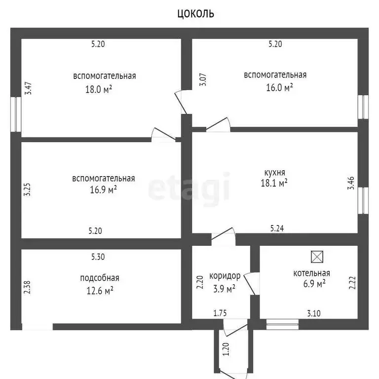 Дом в территория Цемдолина, Спортивная улица (173 м) - Фото 1
