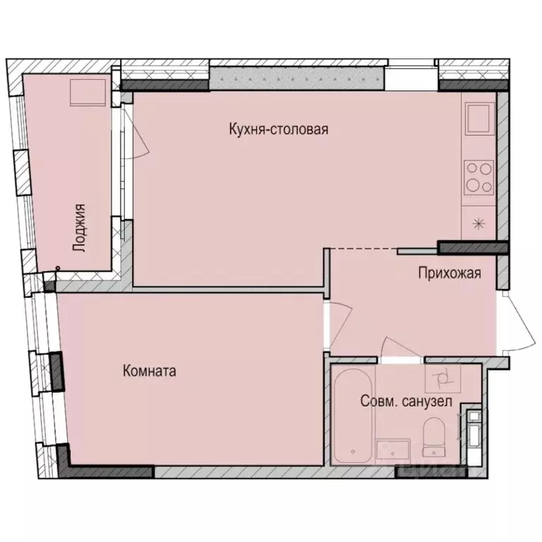 1-к кв. Татарстан, Казань Седьмое Небо жилрайон, Унай жилой комплекс ... - Фото 1