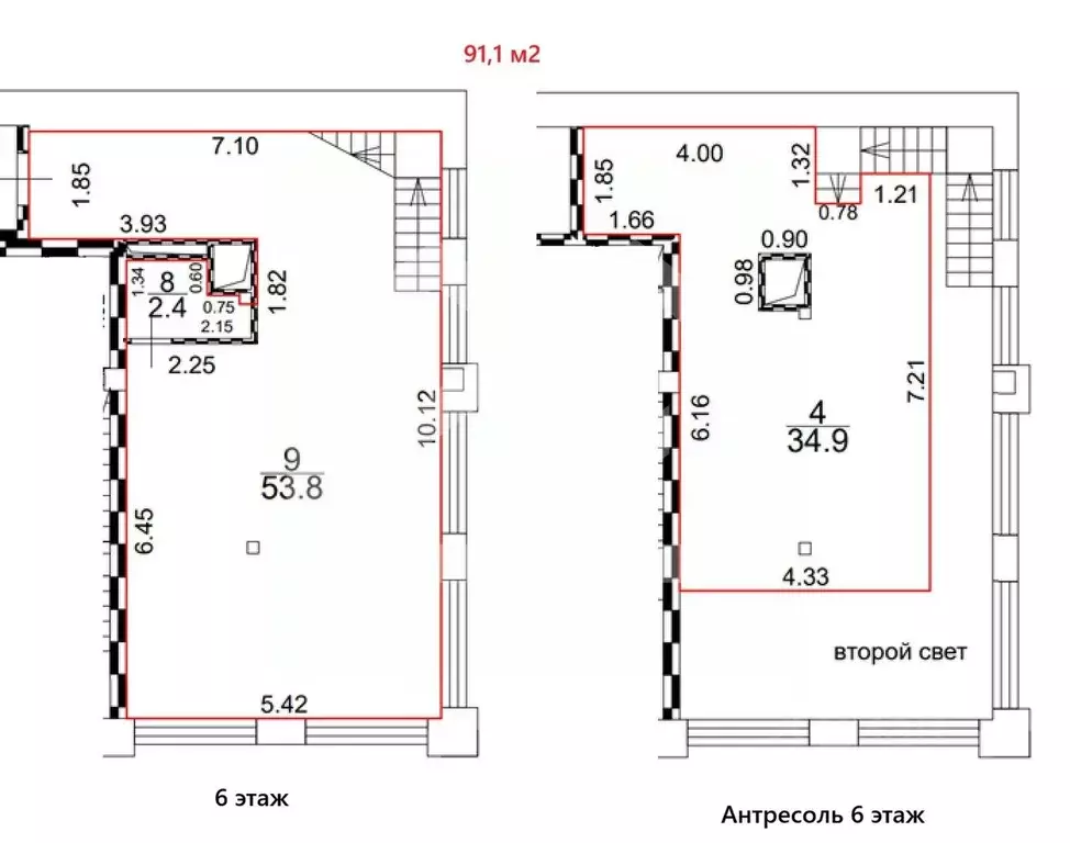 Офис в Москва ул. Фридриха Энгельса, 46С7 (156 м) - Фото 2