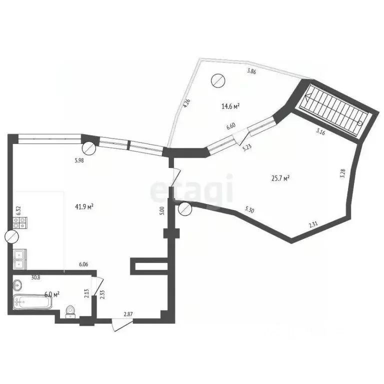 3-к кв. Крым, Ялта наб. Имени В.И. Ленина, 4 (88.2 м) - Фото 2