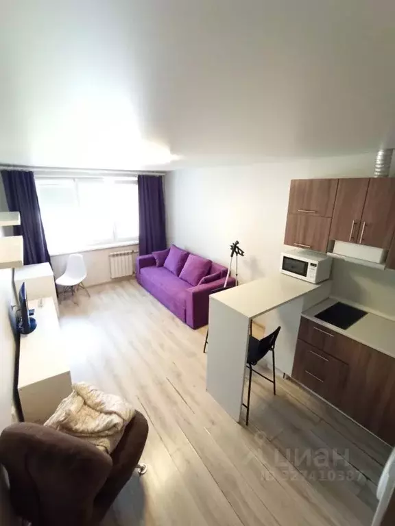 Студия Приморский край, Владивосток Некрасовская ул., 48 (24.0 м) - Фото 2