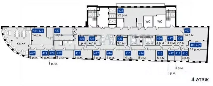 Офис в Москва Большая Садовая ул., 5к2 (811 м) - Фото 1