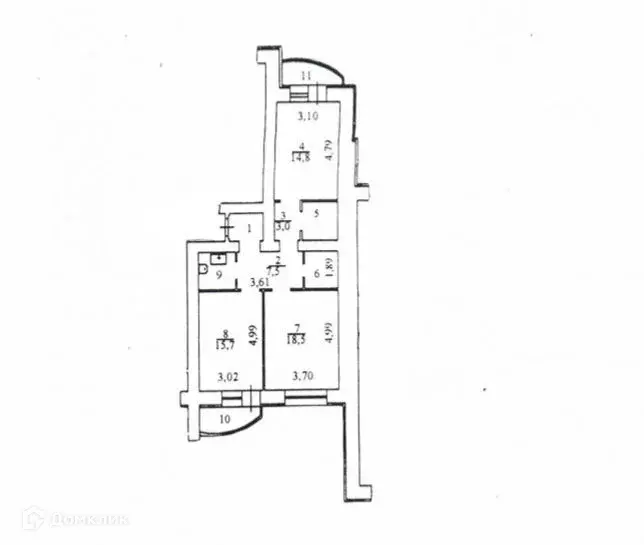 Продаётся 2-к квартира, 71.9 м - Фото 1