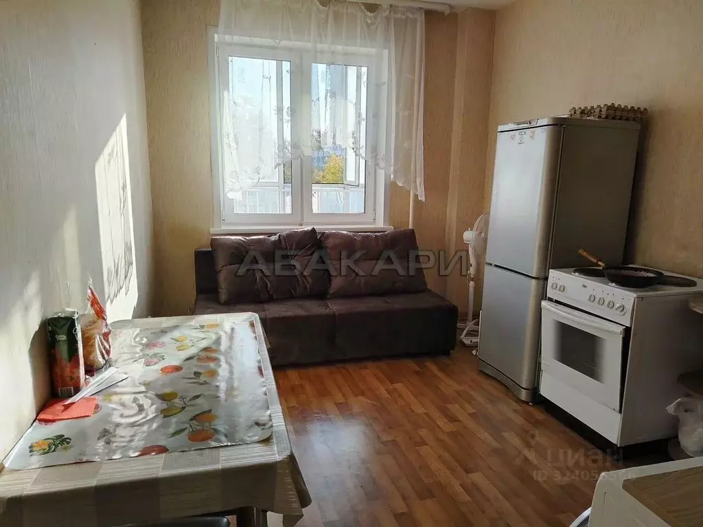 1-к кв. Красноярский край, Красноярск ул. Александра Матросова, 32 ... - Фото 2