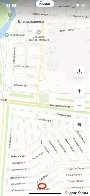 Участок в Оренбургская область, Оренбургский район, с. Благословенка ... - Фото 2