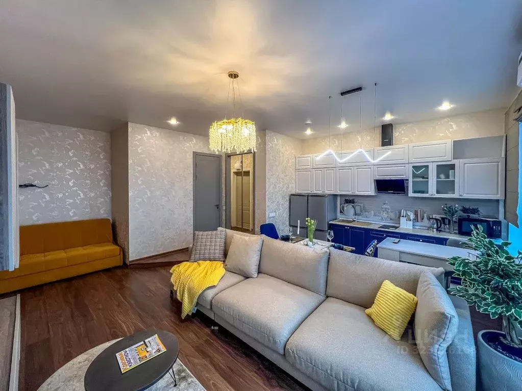 Студия Москва 3-я Гражданская ул., 21 (40.0 м) - Фото 2