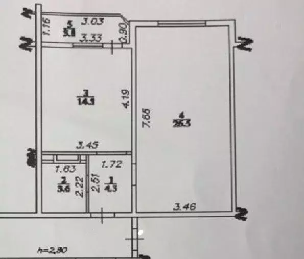 Продаётся 1-к квартира, 50 м - Фото 1