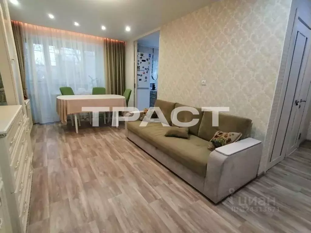 3-к кв. Воронежская область, Воронеж ул. Домостроителей, 19 (55.72 м) - Фото 2