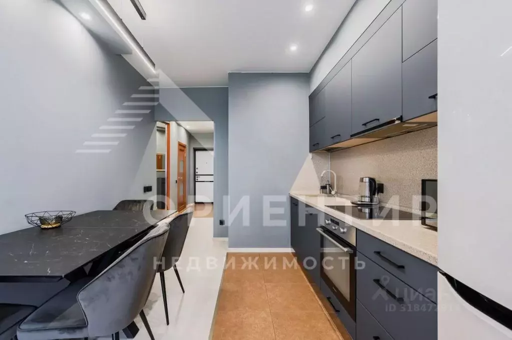 Квартира, 1 комната, 42.2 м - Фото 1