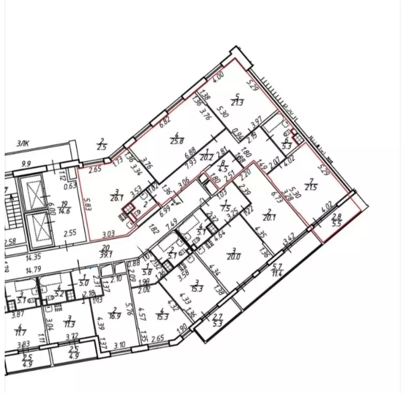 3-к кв. Санкт-Петербург бул. Вилькицкий, 7 (127.0 м) - Фото 2