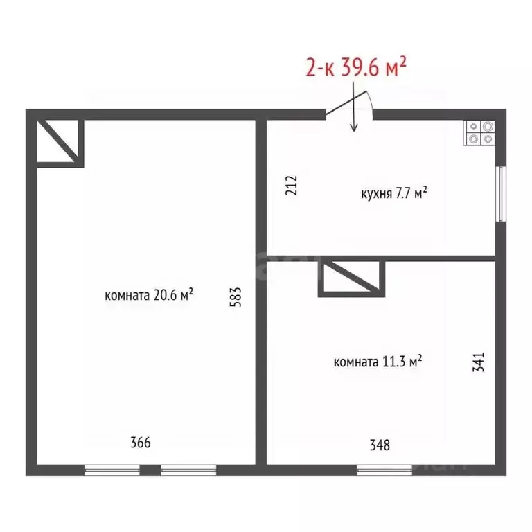 2-к кв. Свердловская область, Березовский муниципальный округ, пос. ... - Фото 1