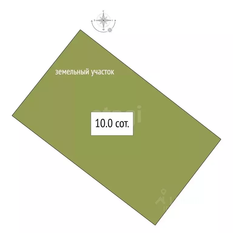 Участок в Новосибирская область, с. Кочки ул. Революционная, 51А (10.0 ... - Фото 2