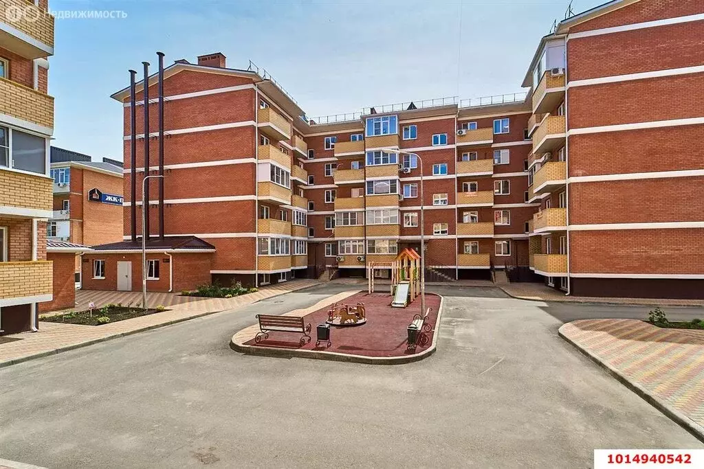 1-комнатная квартира: Новая Адыгея, Бжегокайская улица, 23/1Ак1 (35.1 ... - Фото 1