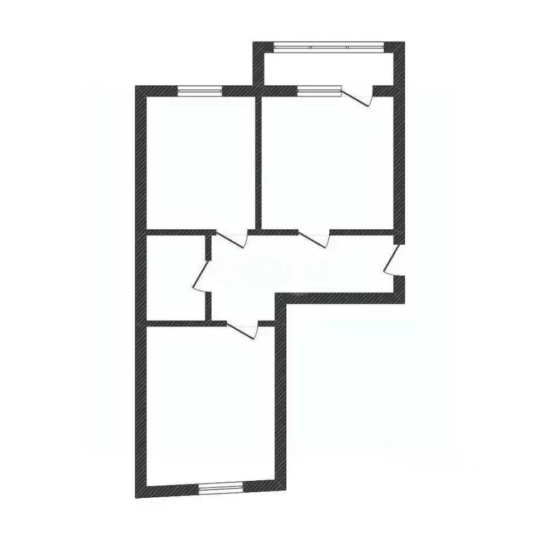 2-к кв. Курганская область, Курган Заозерный жилрайон, 16-й мкр, 10 ... - Фото 2