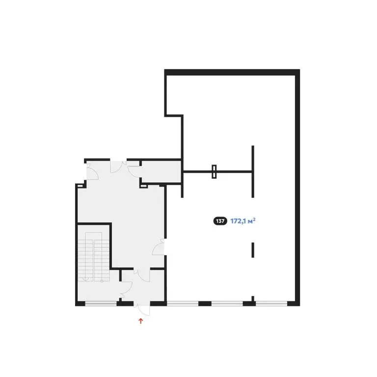 Помещение свободного назначения (172.1 м) - Фото 1