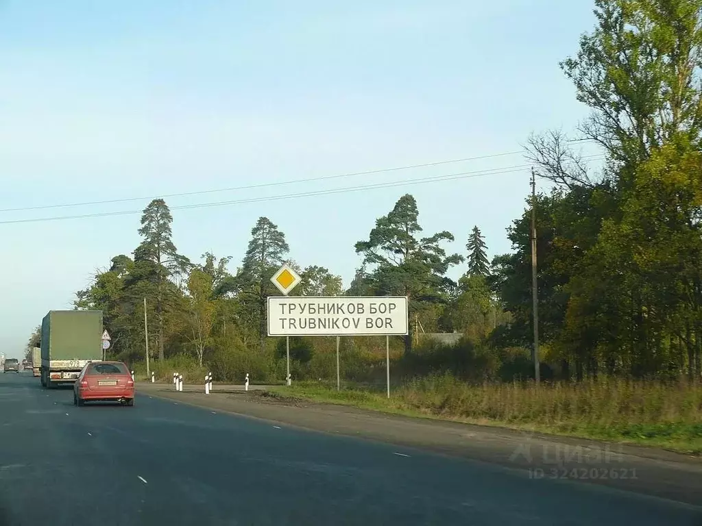 Участок в Ленинградская область, Тосненский район, Трубникоборское ... - Фото 1