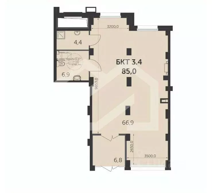 Торговая площадь в Московская область, Мытищи городской округ, пос. ... - Фото 2