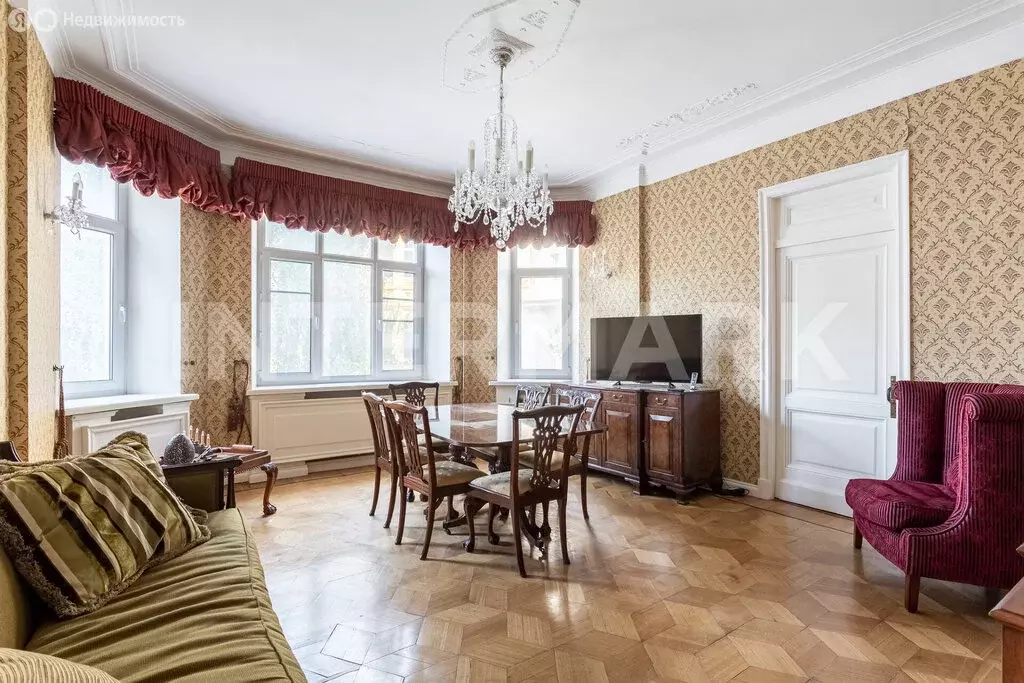 4-комнатная квартира: Москва, улица Малая Полянка, 7с5 (121.4 м) - Фото 1