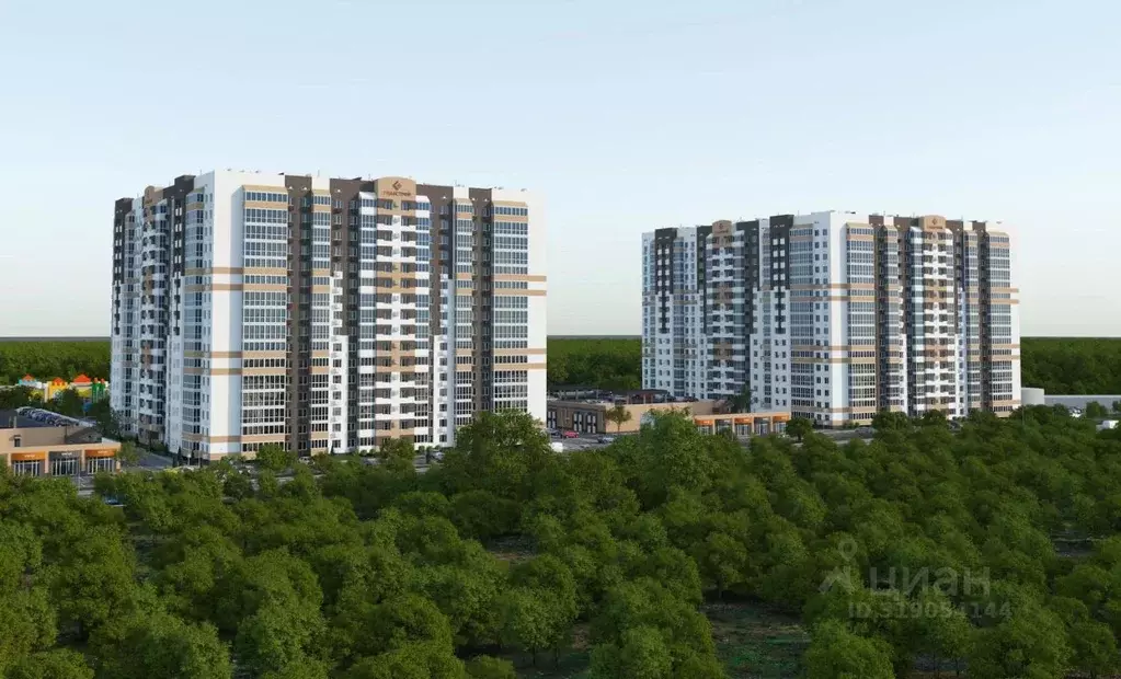 2-к кв. Ставропольский край, Ставрополь ул. Южный обход, 53В (56.9 м) - Фото 1
