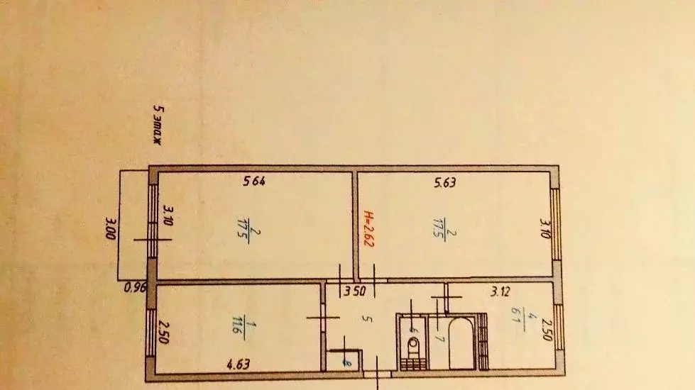 3-к кв. Ивановская область, Гаврилов Посад ул. Горького, 3 (62.0 м) - Фото 2