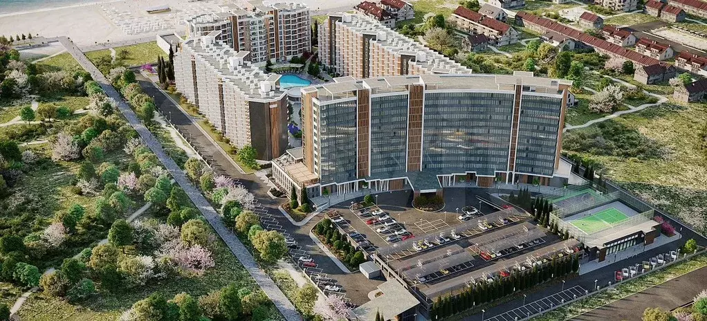 Апартаменты-студия, 35,4 м, 3/12 эт. - Фото 0