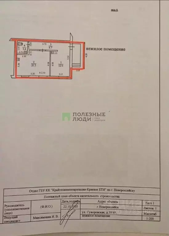Торговая площадь в Краснодарский край, Новороссийск Суворовская ул., ... - Фото 2