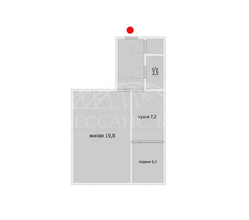 1-к кв. Севастополь ул. Горпищенко, 94 (39.8 м) - Фото 2