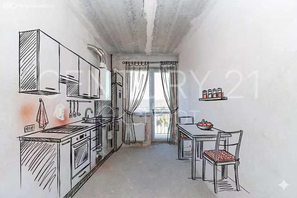 2-комнатная квартира: Пионерский, Рабочая улица, 33к2 (40.6 м) - Фото 1