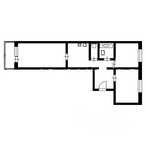 3-к кв. Новосибирская область, Новосибирск ул. Николая Сотникова, 14 ... - Фото 1