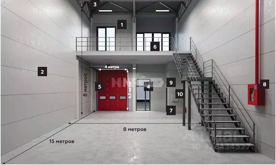 Склад в Московская область, Химки ул. Заводская, 1 (160 м) - Фото 2