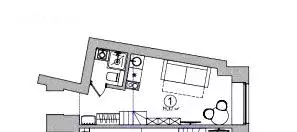 Продаётся квартира-студия, 22.6 м - Фото 1