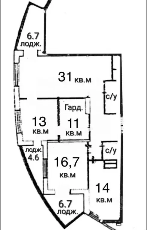 4-к кв. Москва просп. 60-летия Октября, 17 (115.0 м) - Фото 2