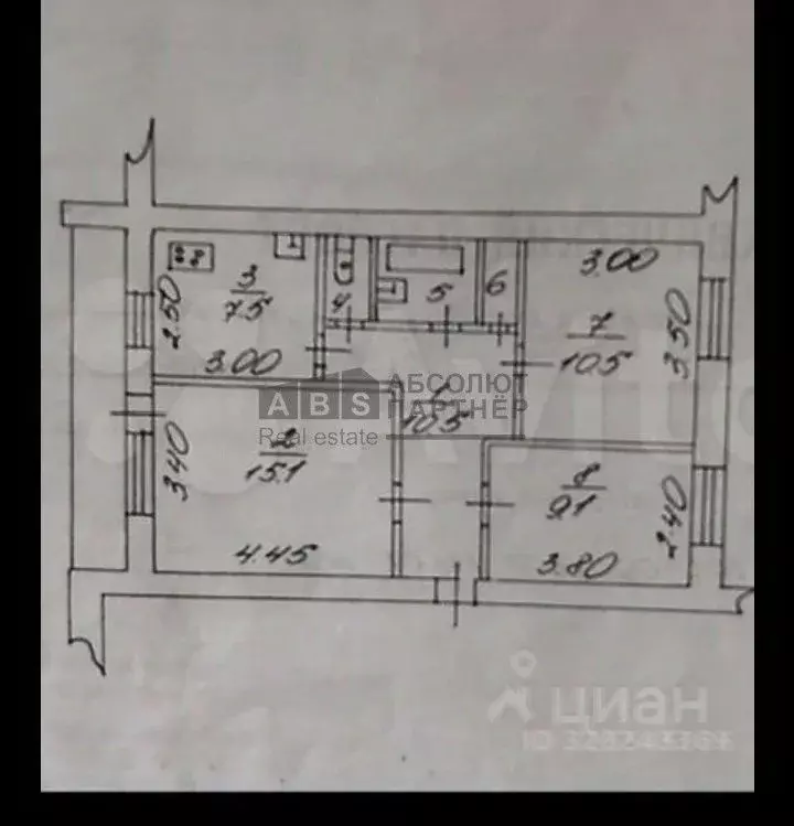 3-к кв. Новгородская область, Великий Новгород ул. Связи, 3 (59.0 м) - Фото 1